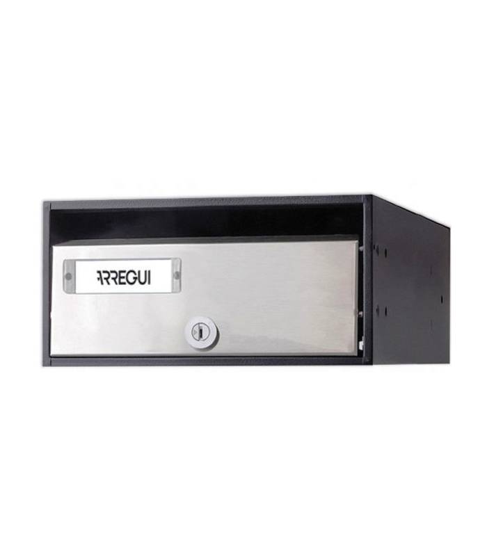 MIRA FLAT HF8900-05 - Negro / Inox Satinado - Revistero de fondo.